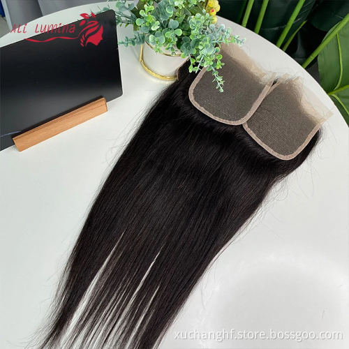 New Arrival Virgin Hair 4*4/5*5/6*6 HD Lace Closure 13*4/13*6 Lace Frontal With Bundle Grade 10A Natrual Black Hd Lace In Stock